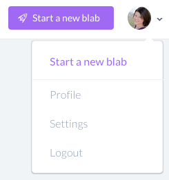 personalized blab menu image