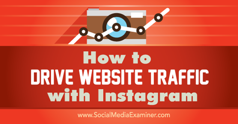 drive website traffic with instagram