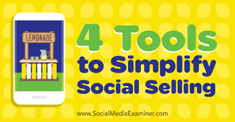 four social selling tools