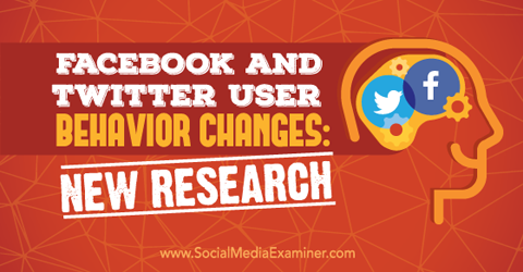 twitter and facebook user behavior research