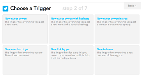 ifttt choose trigger