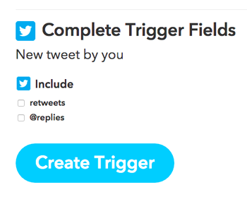 ifttt create trigger button