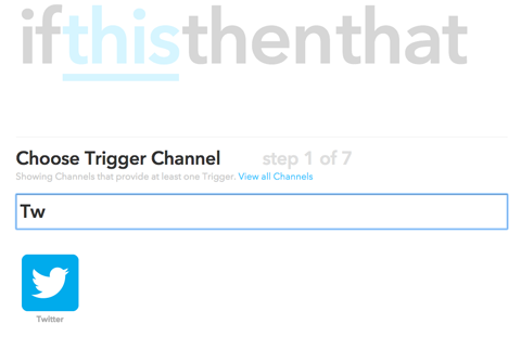 ifttt create trigger