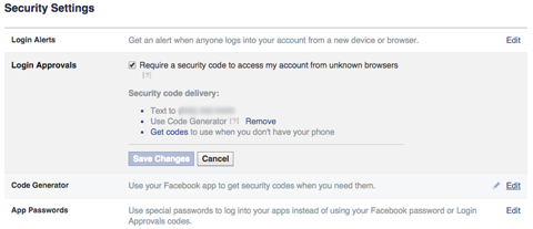 facebook login approval feature