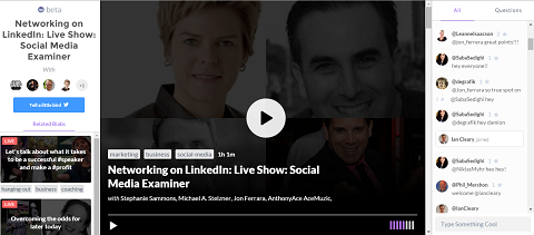 LinkedIn Podcast on Blab