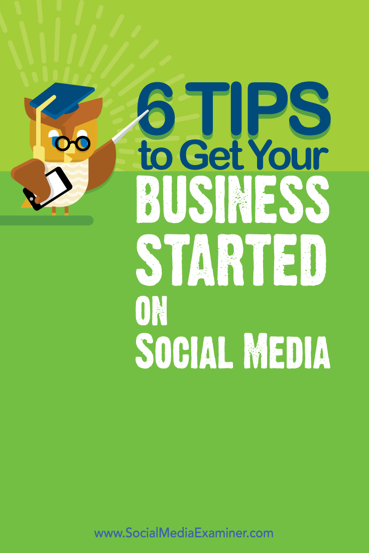 how to get your business started on social media