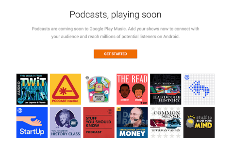 google play welcomes podcasts