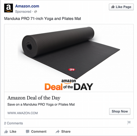 amazon facebook ad