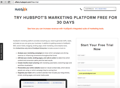 hubspot lead generator