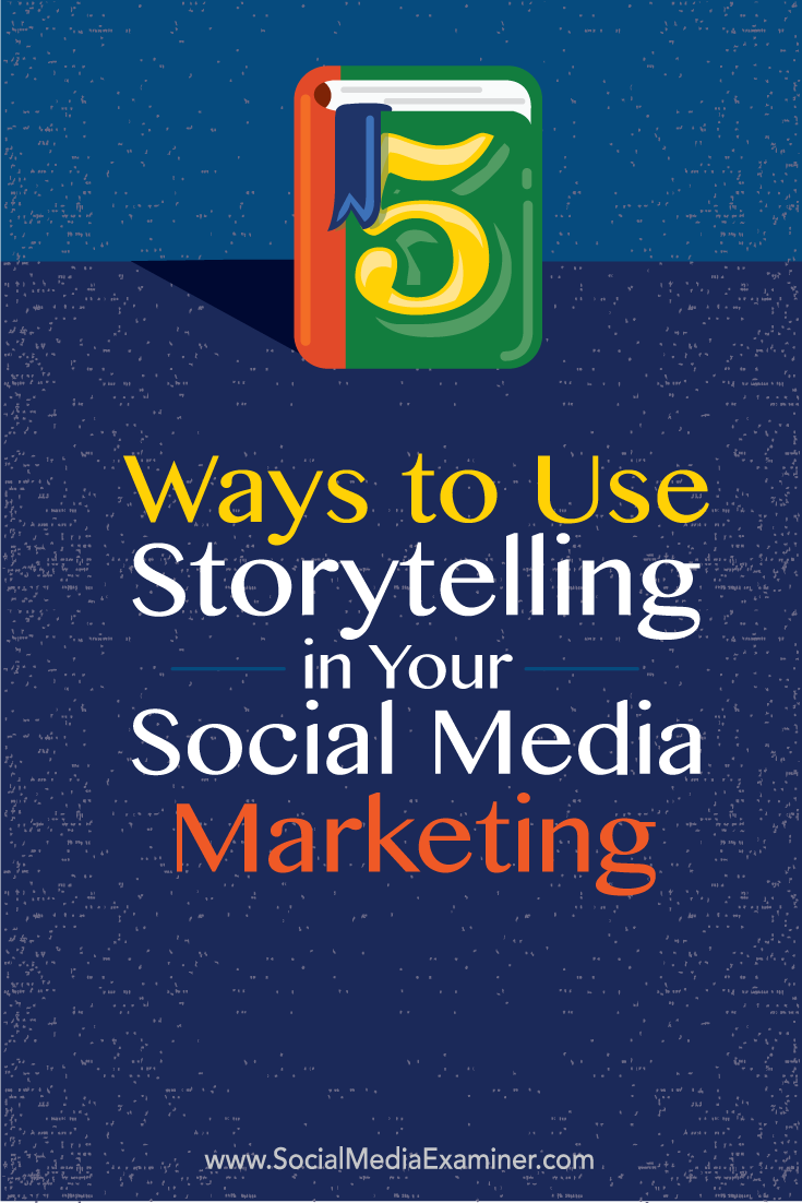 how to use storytelling in your social media marketing