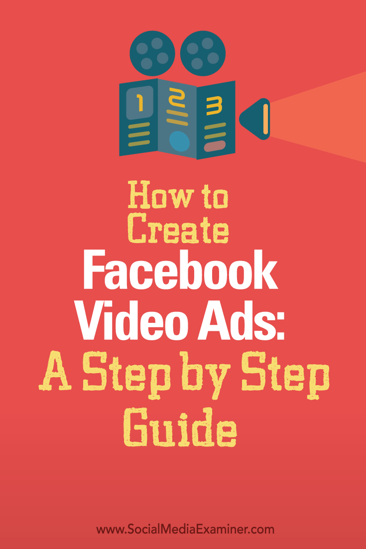 how to create facebook video ads
