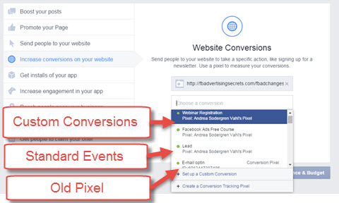 Add Facebook conversion pixel tracking – Cordial Knowledge Base