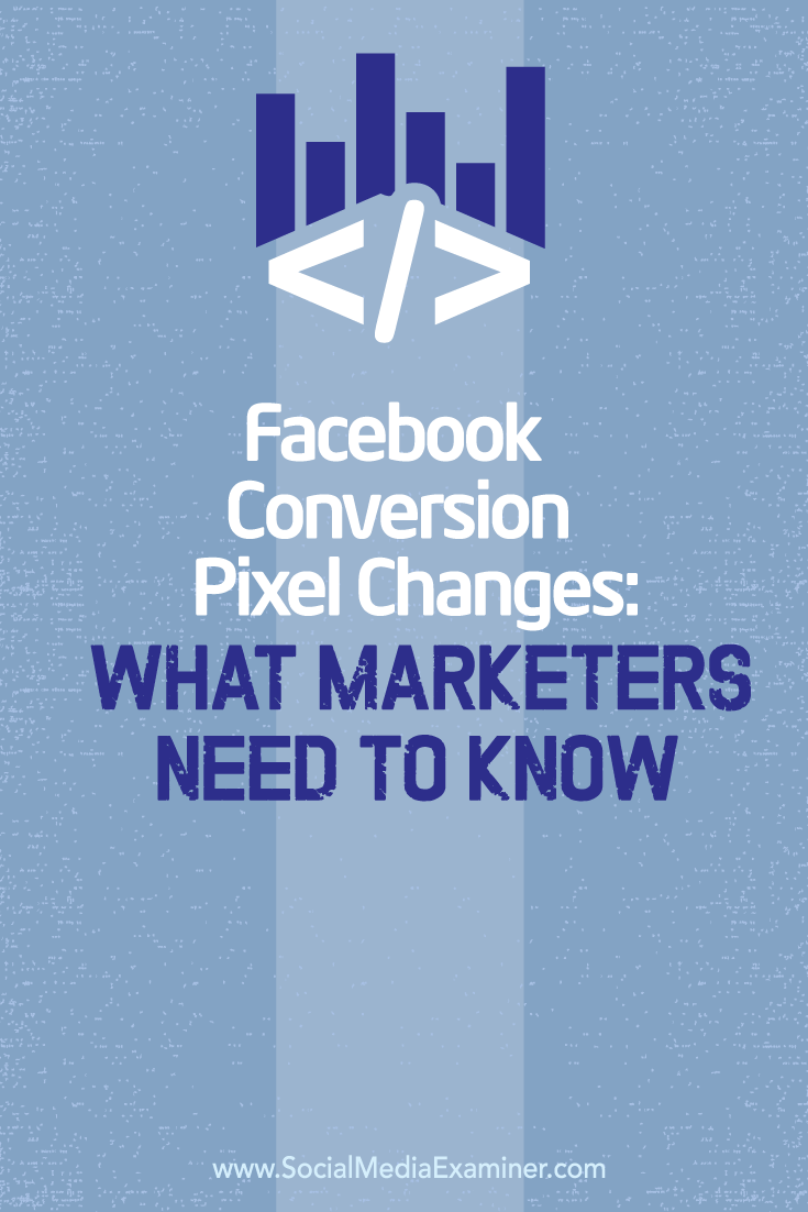 changes to facebook conversion pixel