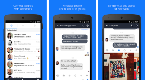 facebook at work messenging app