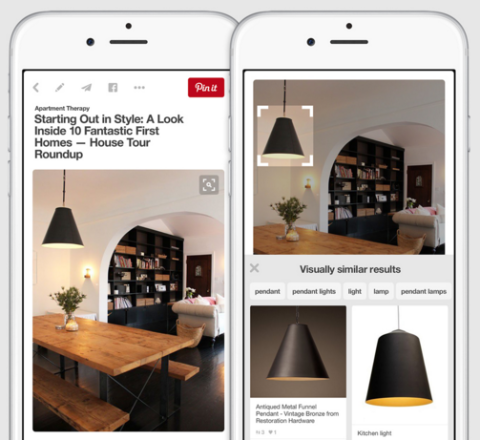 pinterest visual search tool