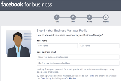 setting up business manager