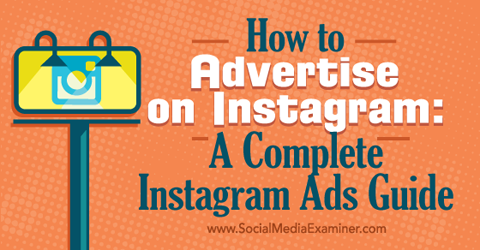 instagram ads guide