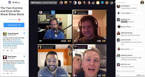 blab broadcast screenshot