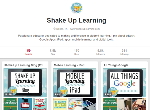 shake up learning on pinterest