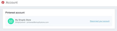 connect pinterest account to shopify