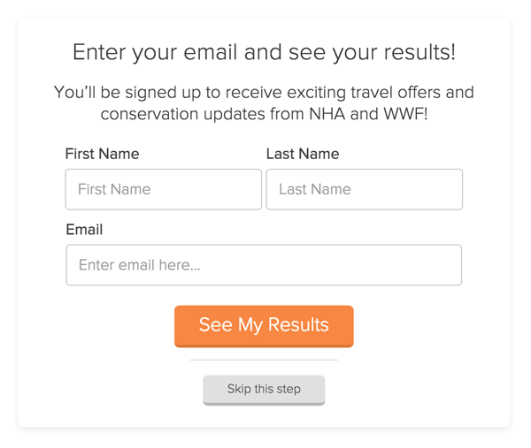 email signup