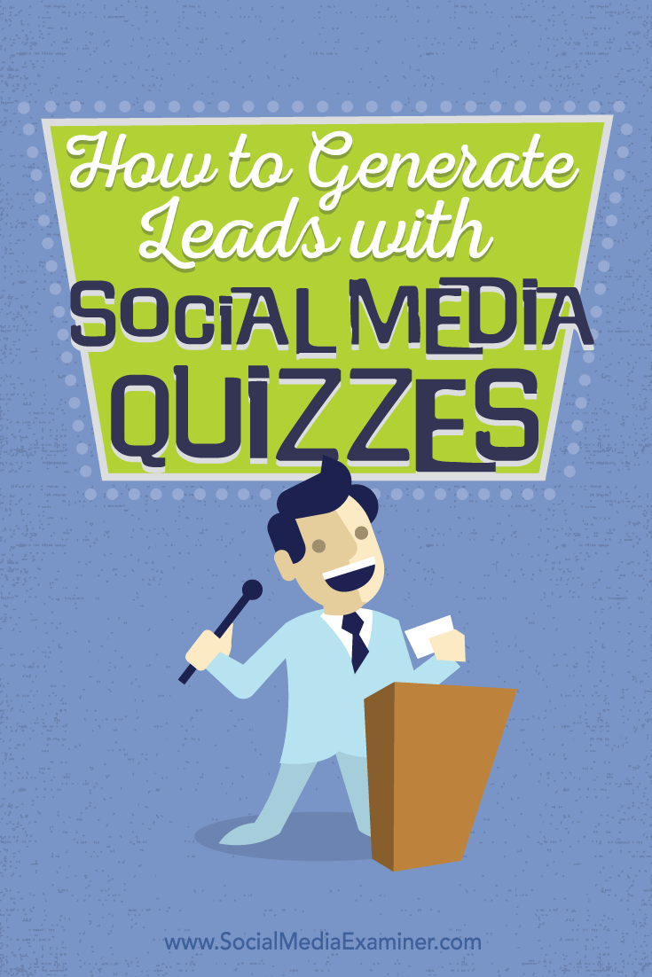 how to generate leads with social media quizzes