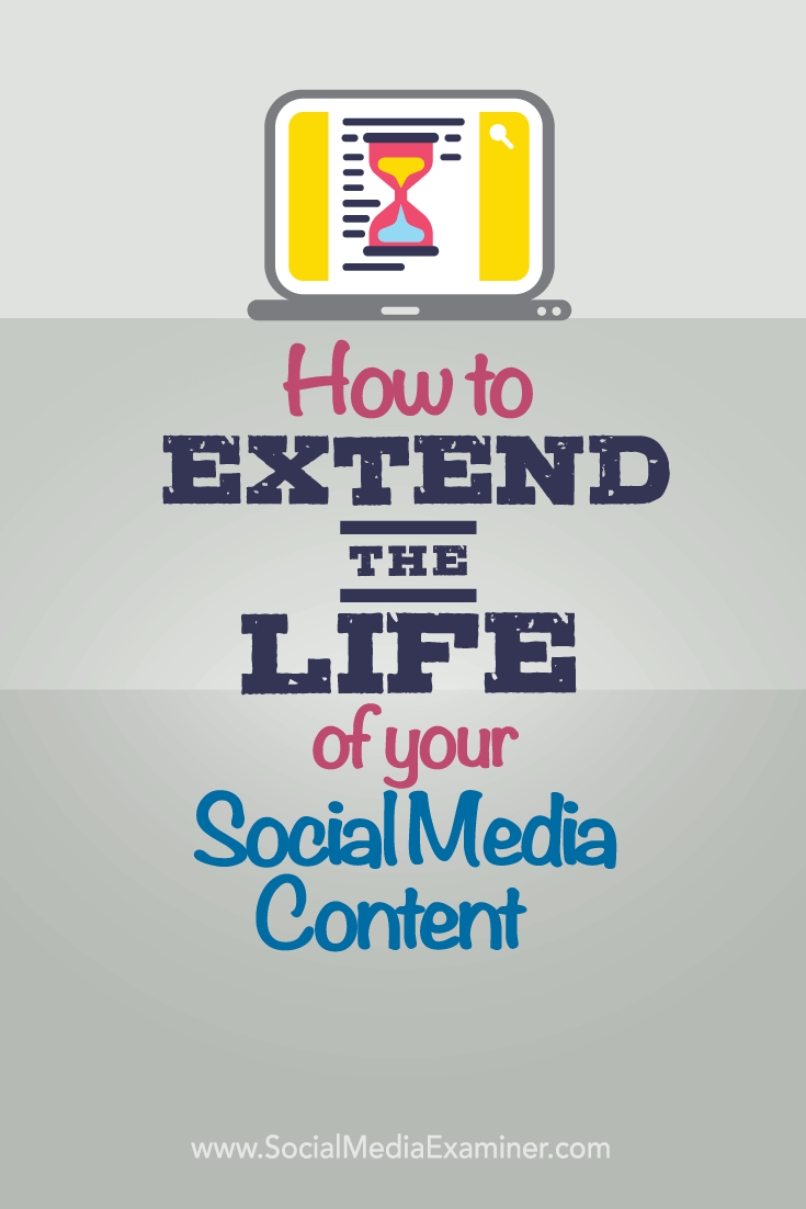 how to extend the life of your social media content