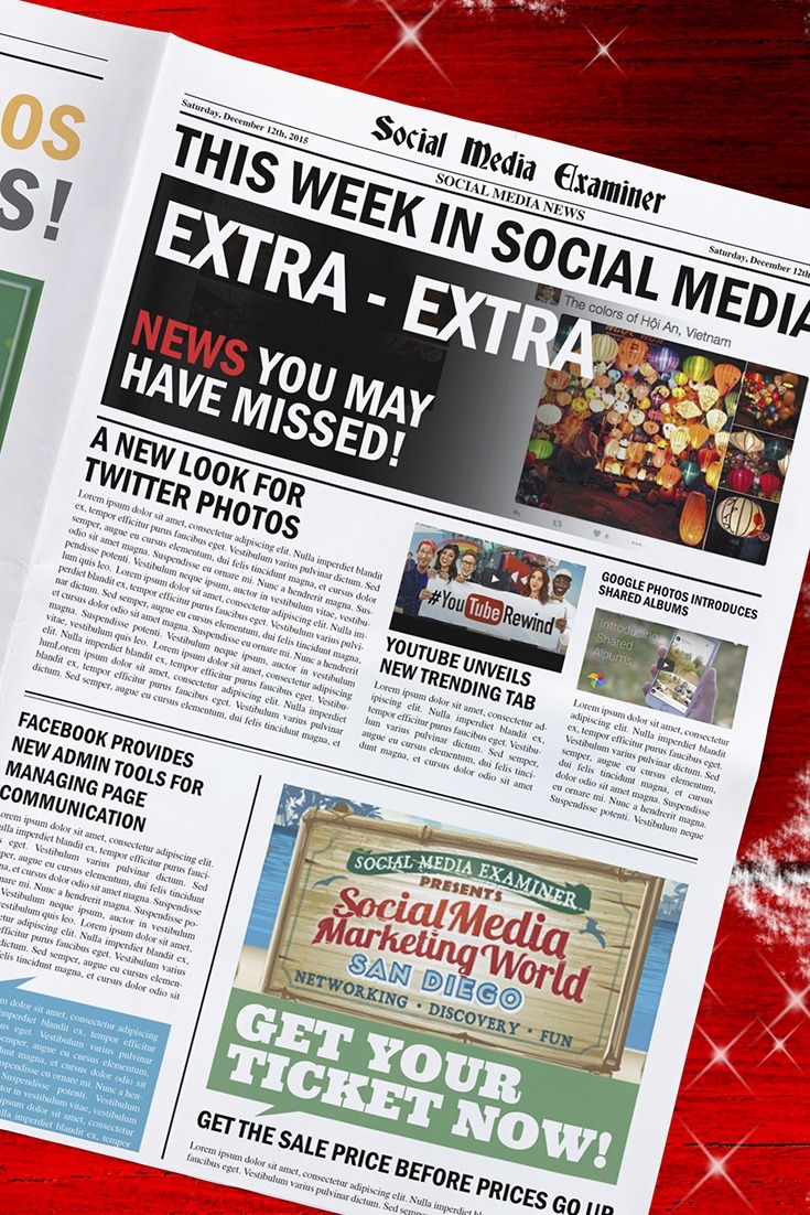 social media examiner weekly news december 12 2015