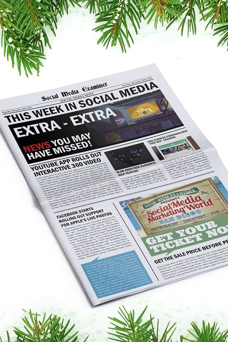 social media examiner weekly news december 26 2015