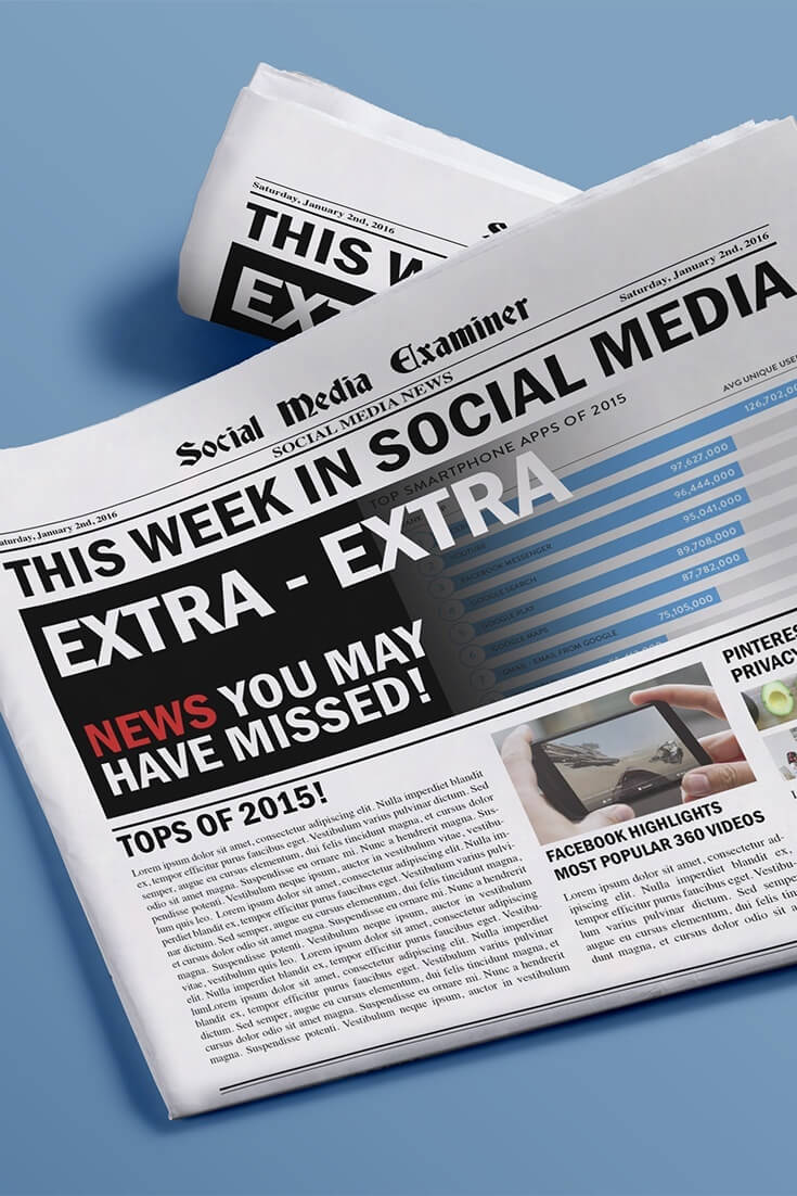 social media examiner weekly news january 2 2016