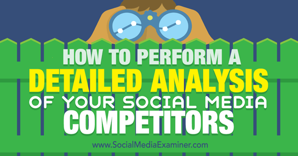 perform a detailed competitor analysis