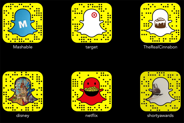 browse snapcodes