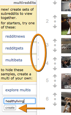 create a multireddit