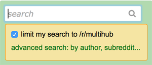 search multireddits