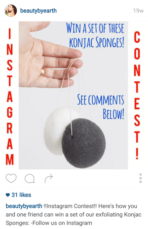 host an instagram content when users can comment on your post