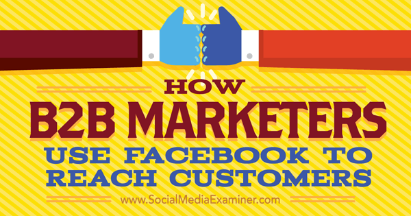 b2b marketing on facebook