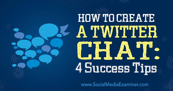 twitter chat tips and tools