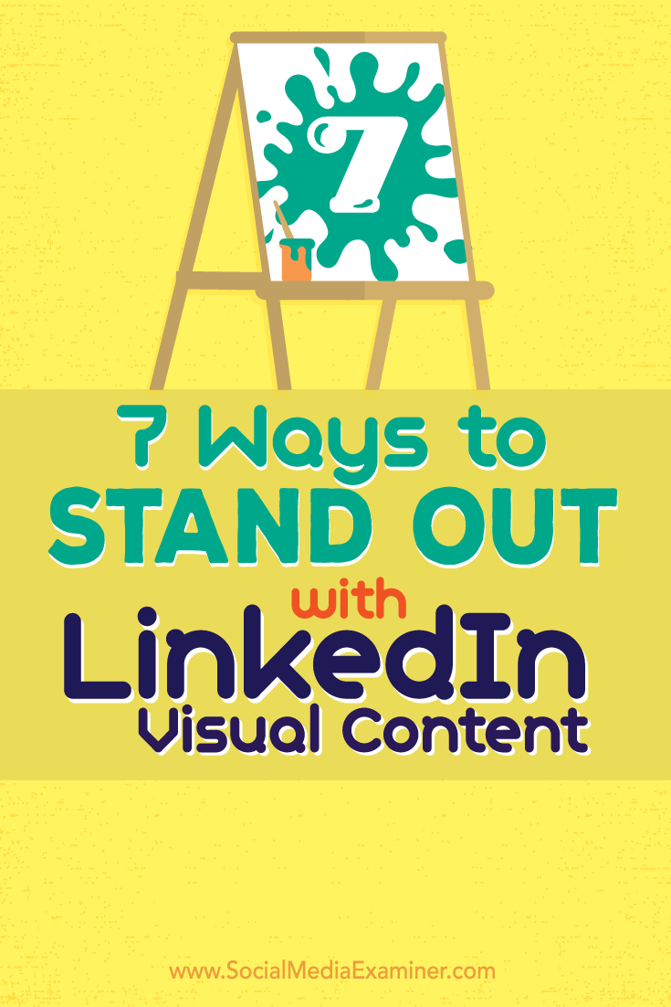using visual content on linkedin