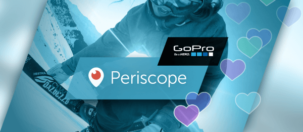 periscope broadcast with gopro camera