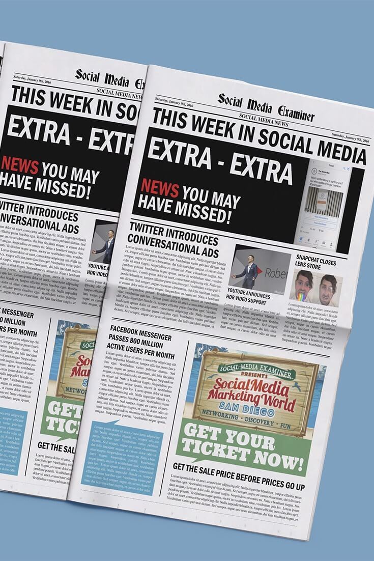 social media examiner weekly news january 9 2016