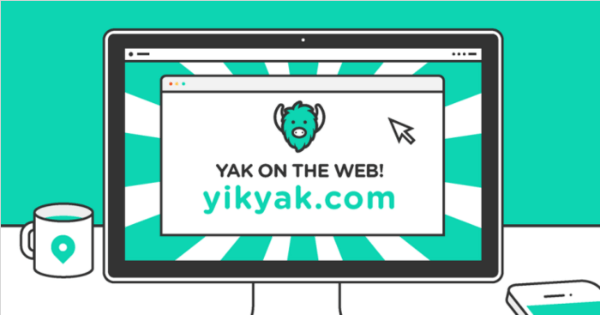 yik yak for the web