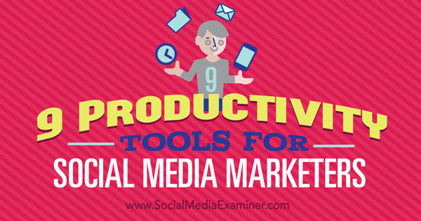 marketing productivity tools