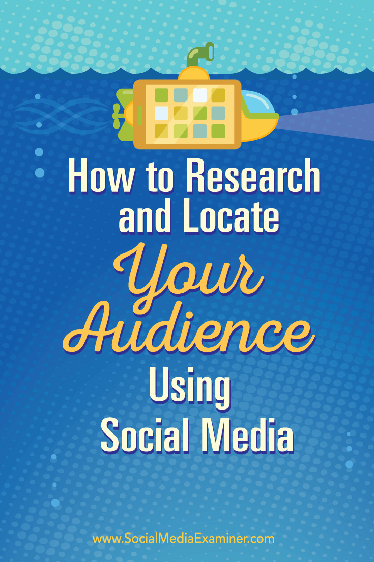 find your target audience on social media