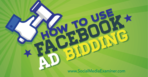 optimize facebook ads with ad bidding