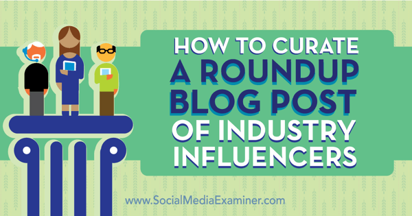 influencer roundup post