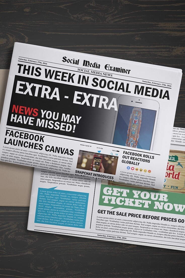 social media examiner weekly news february 27 2016