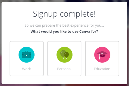 canva account use