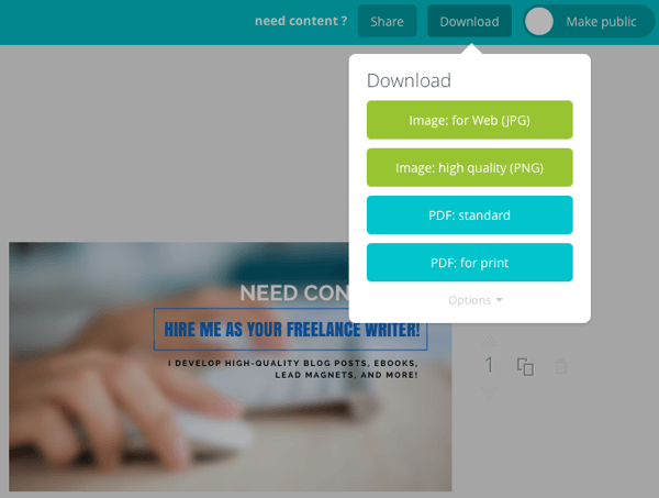 canva download image