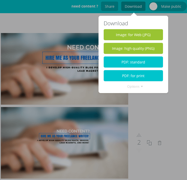 canva download image