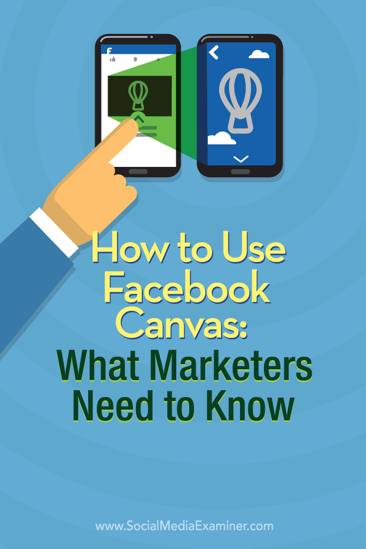 how to create a facebook canvas ad